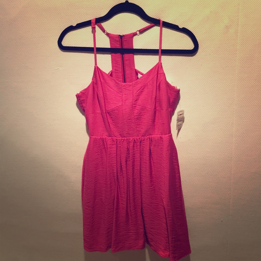 BCBGeneration Pink, strap back dress!